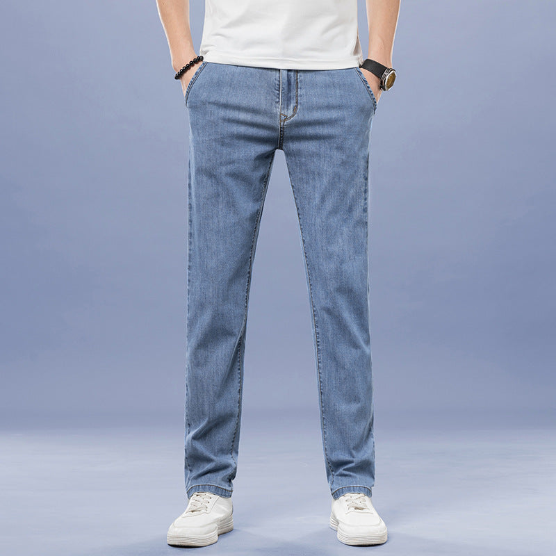 Loose Straight Men's Jeans Simple And Popular