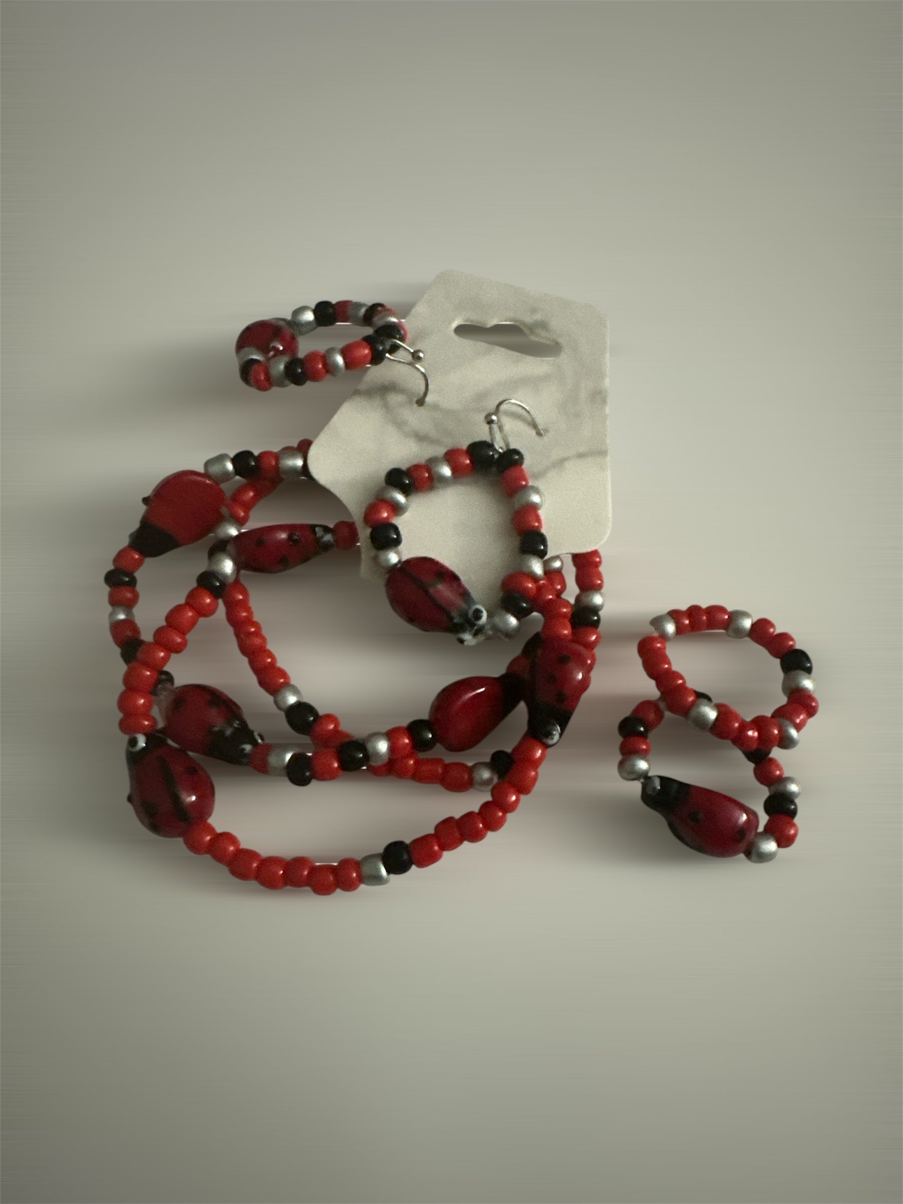 Ladybug Earrings set