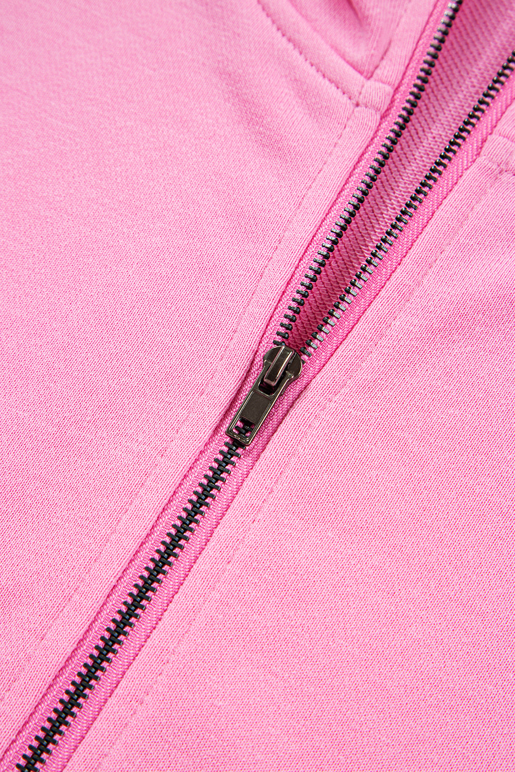 Bonbon Checkered Patchwork Kangaroo Pocket Half Zipper Hoodie