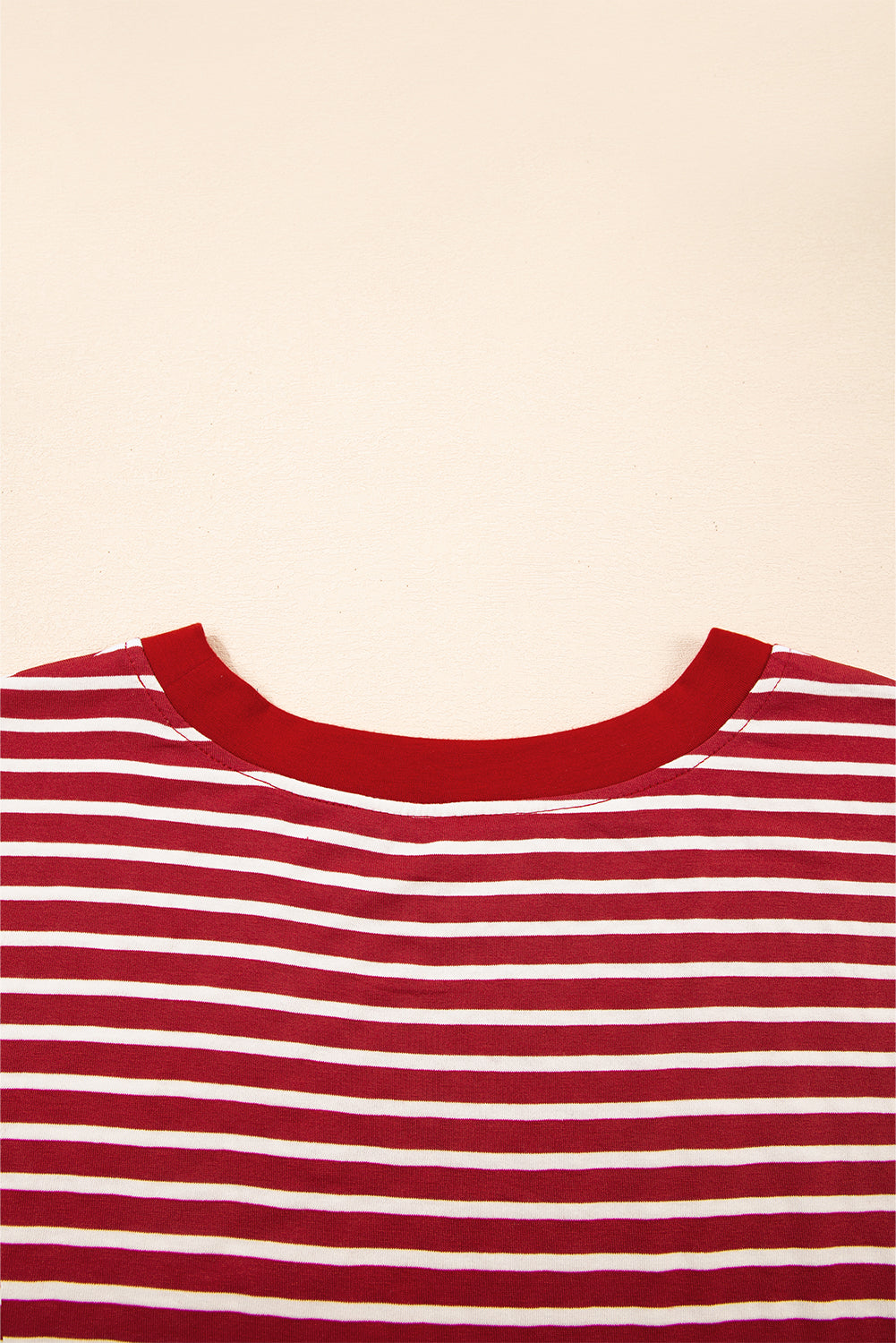 Black Stripe Chest Pocket Patch Round Neck Tank Top