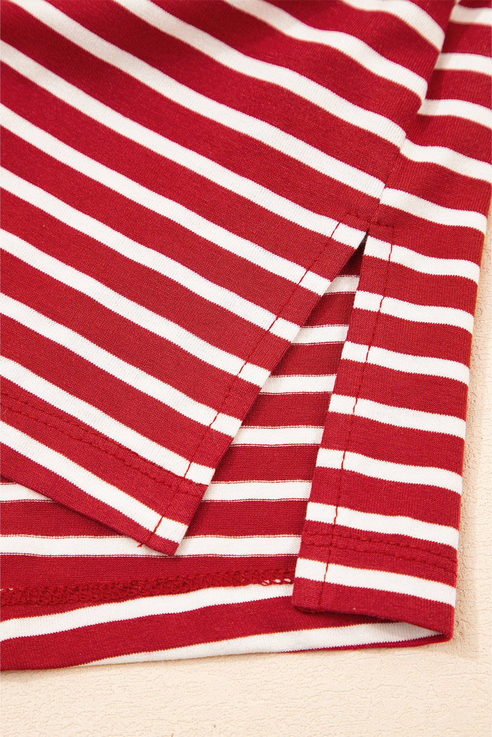 Black Stripe Chest Pocket Patch Round Neck Tank Top