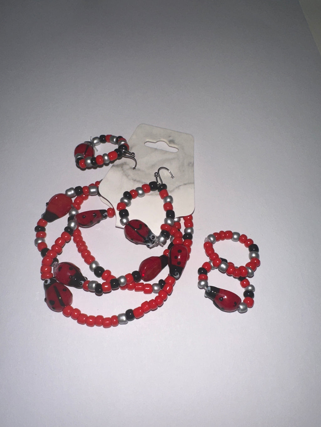Ladybug Earrings set