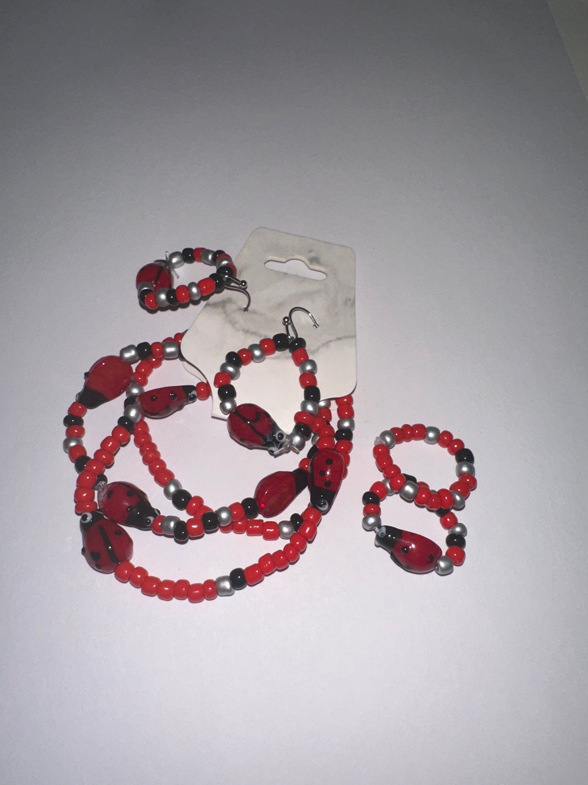 Ladybug Earrings set