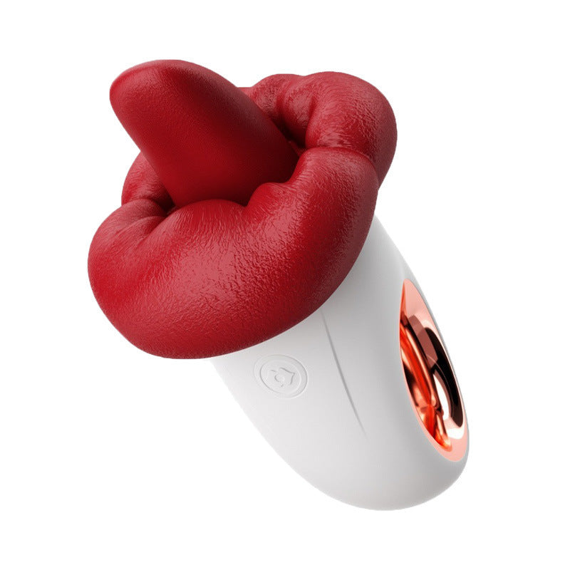 Red Lips Tongue Licking Big Mouth Lips Happy Honey Tongue For Women