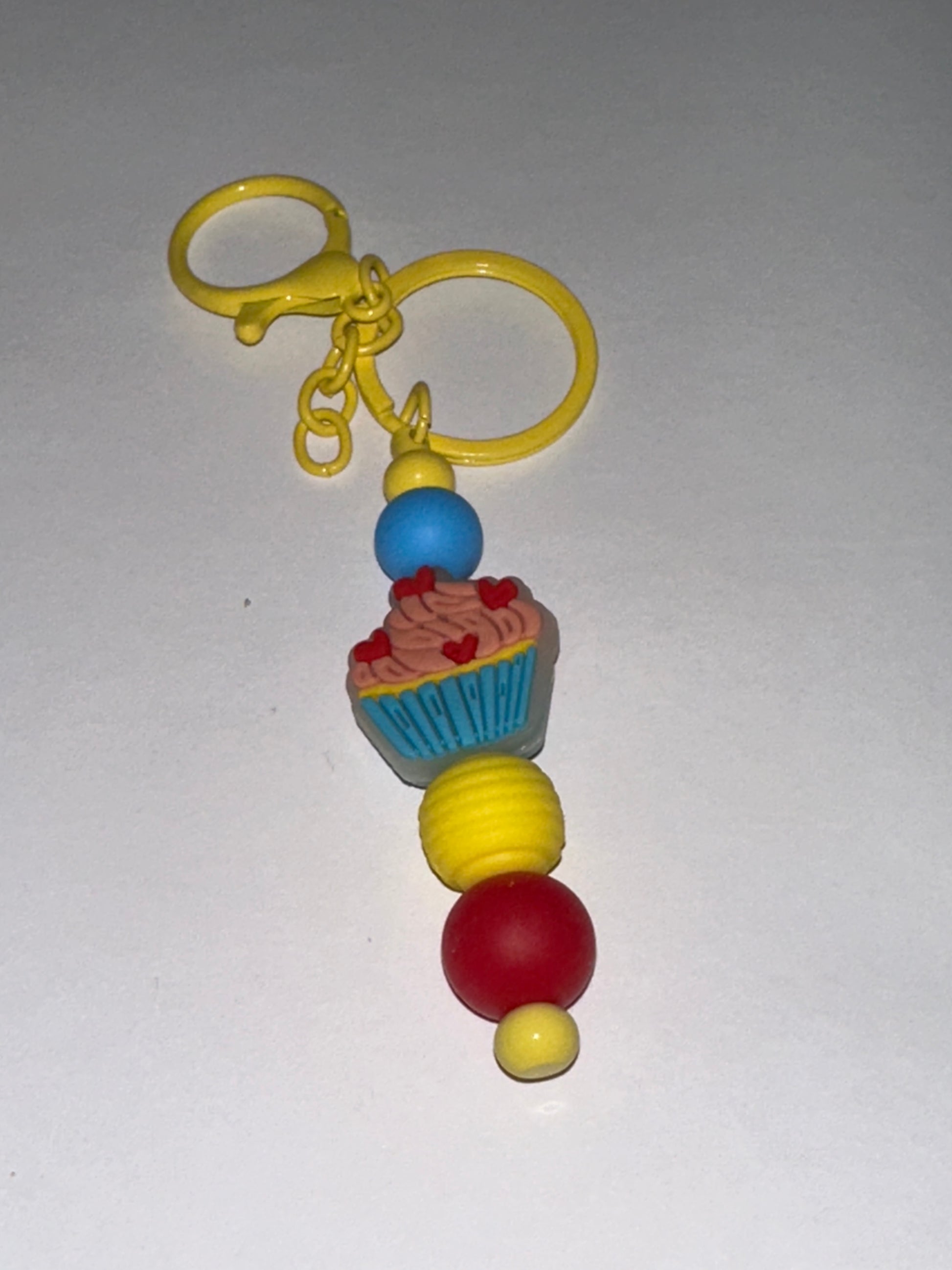 Cupcake keychain