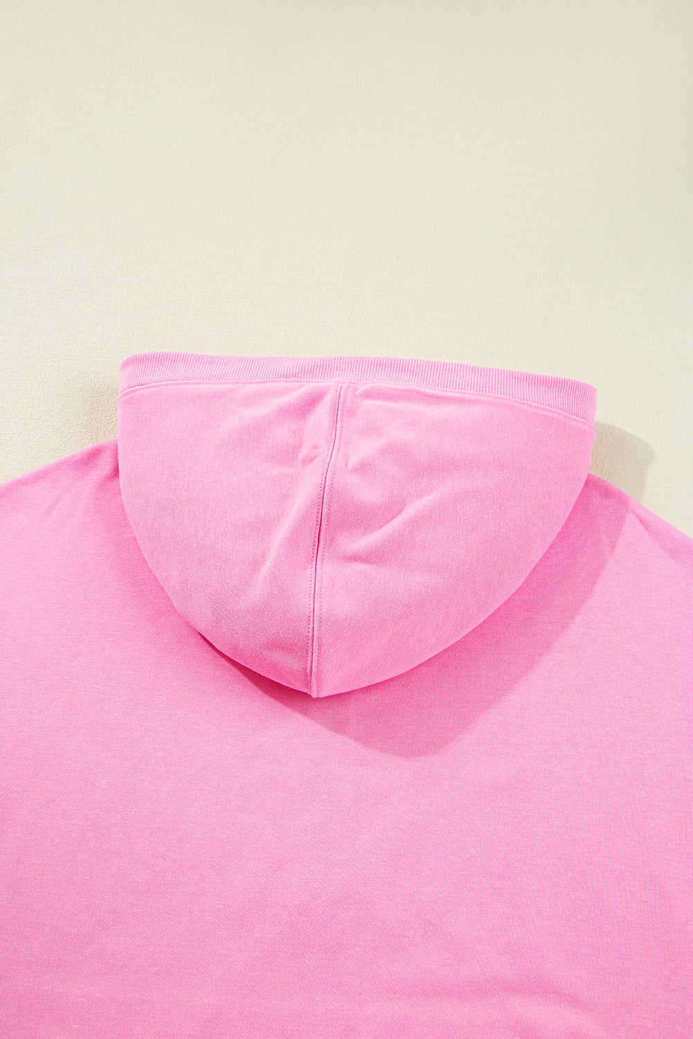 Bonbon Checkered Patchwork Kangaroo Pocket Half Zipper Hoodie