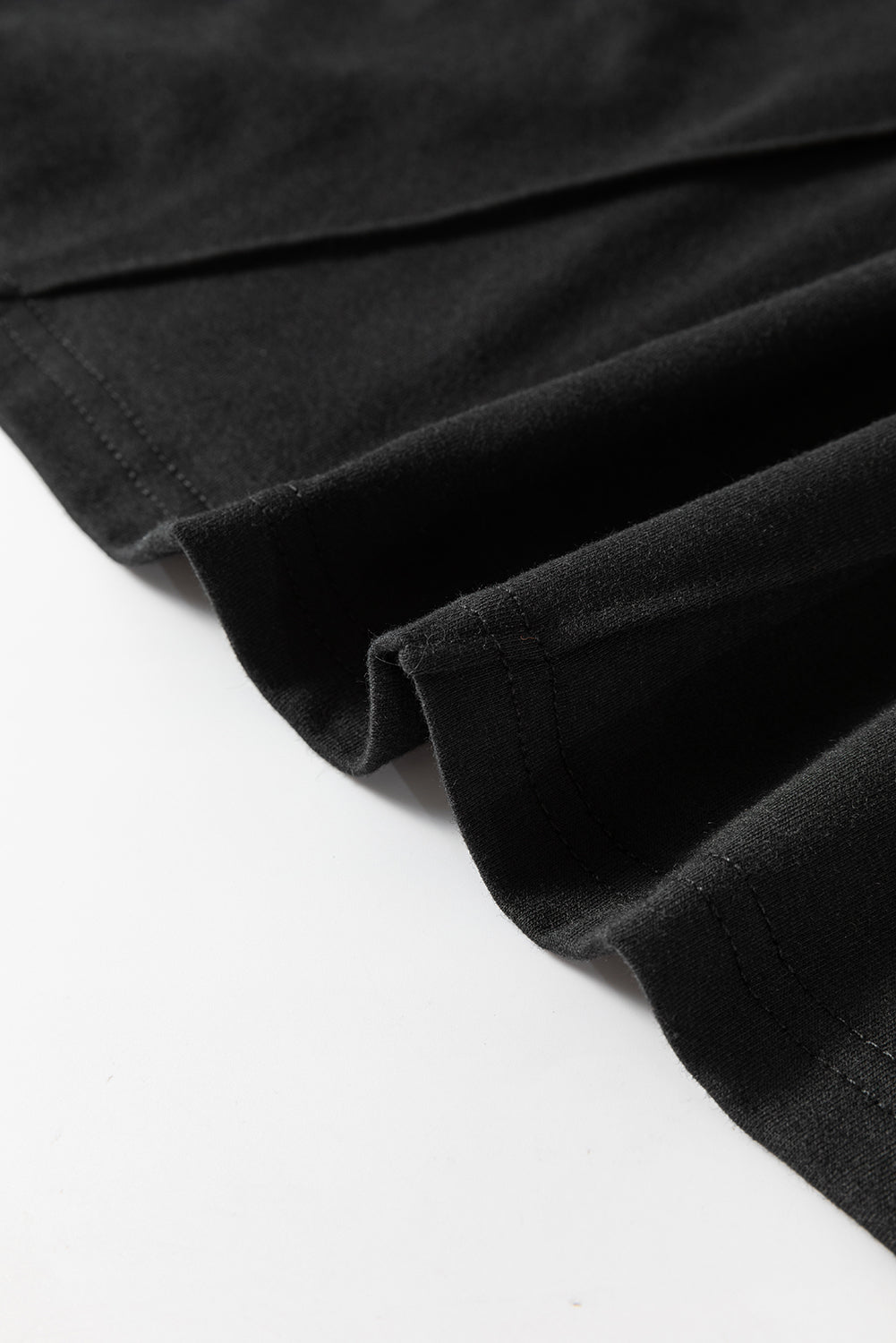 Gray Crew Neck Pleated Tank Top