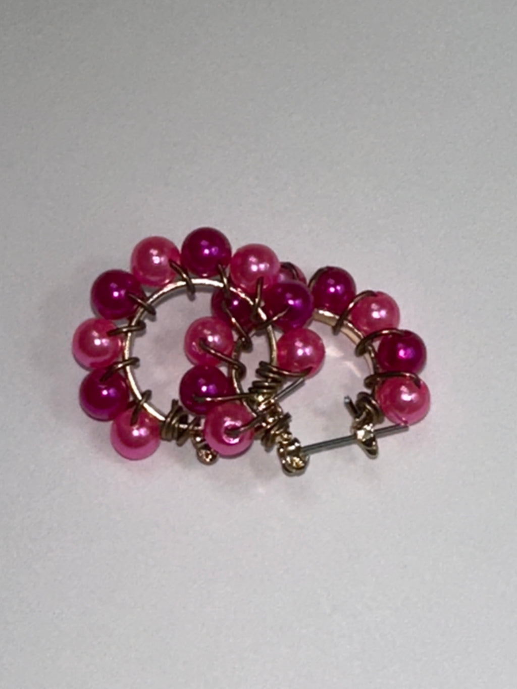 Pink bead Earrings