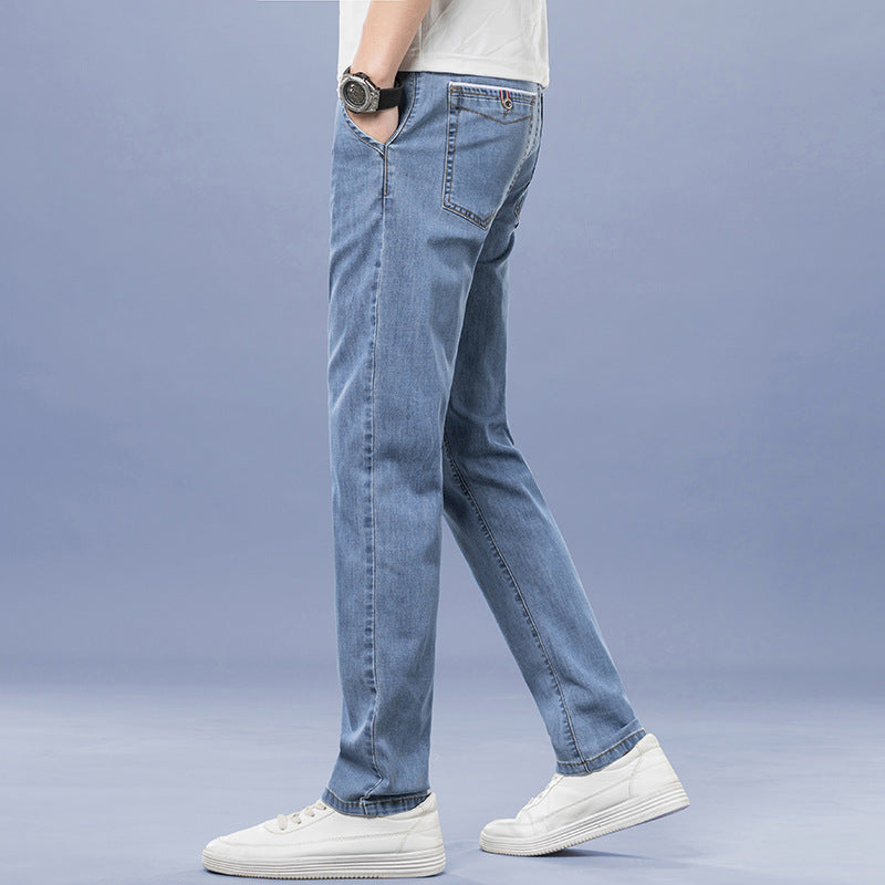 Loose Straight Men's Jeans Simple And Popular
