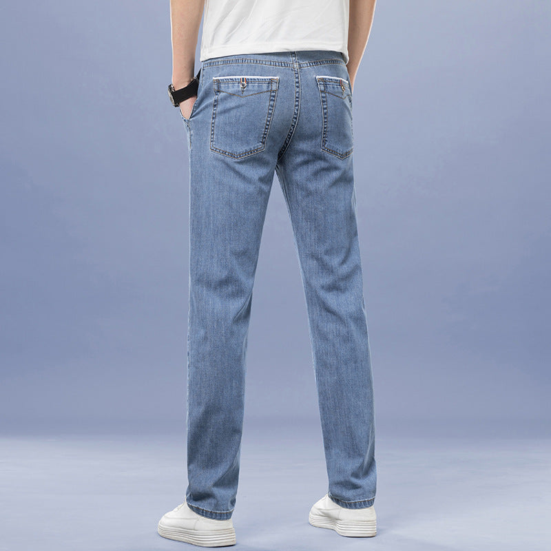 Loose Straight Men's Jeans Simple And Popular