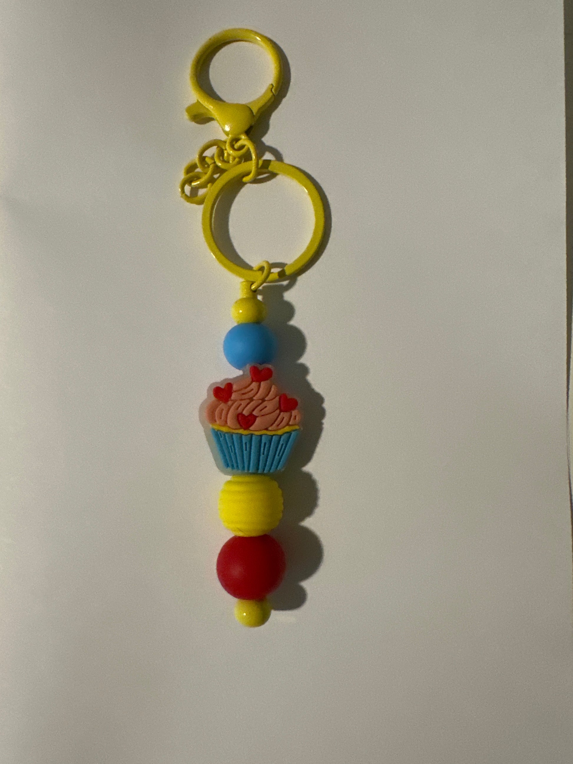 Cupcake keychain