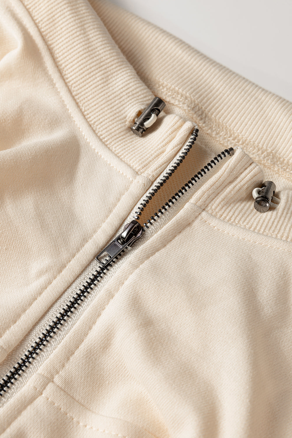 Bonbon Checkered Patchwork Kangaroo Pocket Half Zipper Hoodie