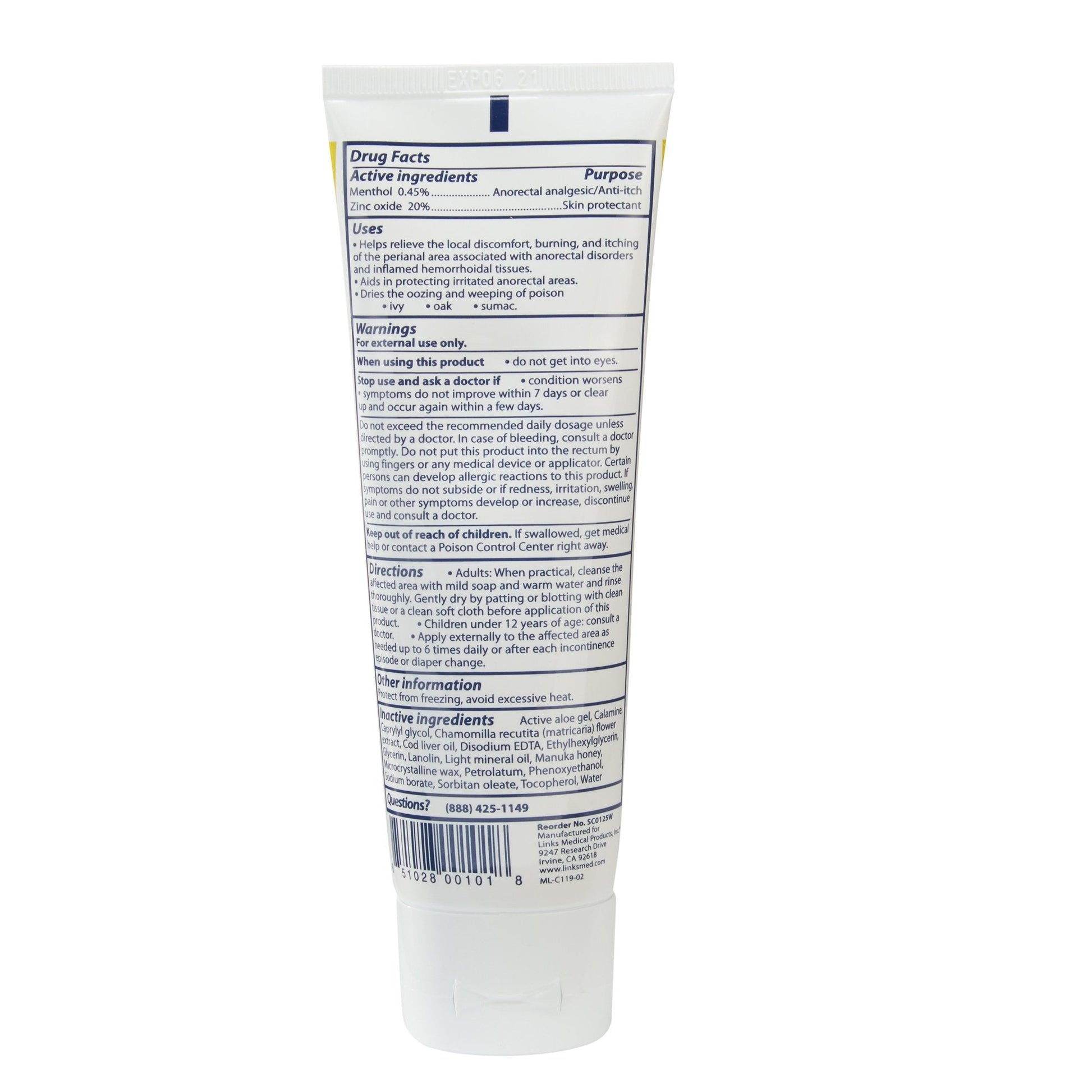 Chamosyn Skin Barrier Protectant Ointment w/ Manuka Honey, 4 oz Tube
