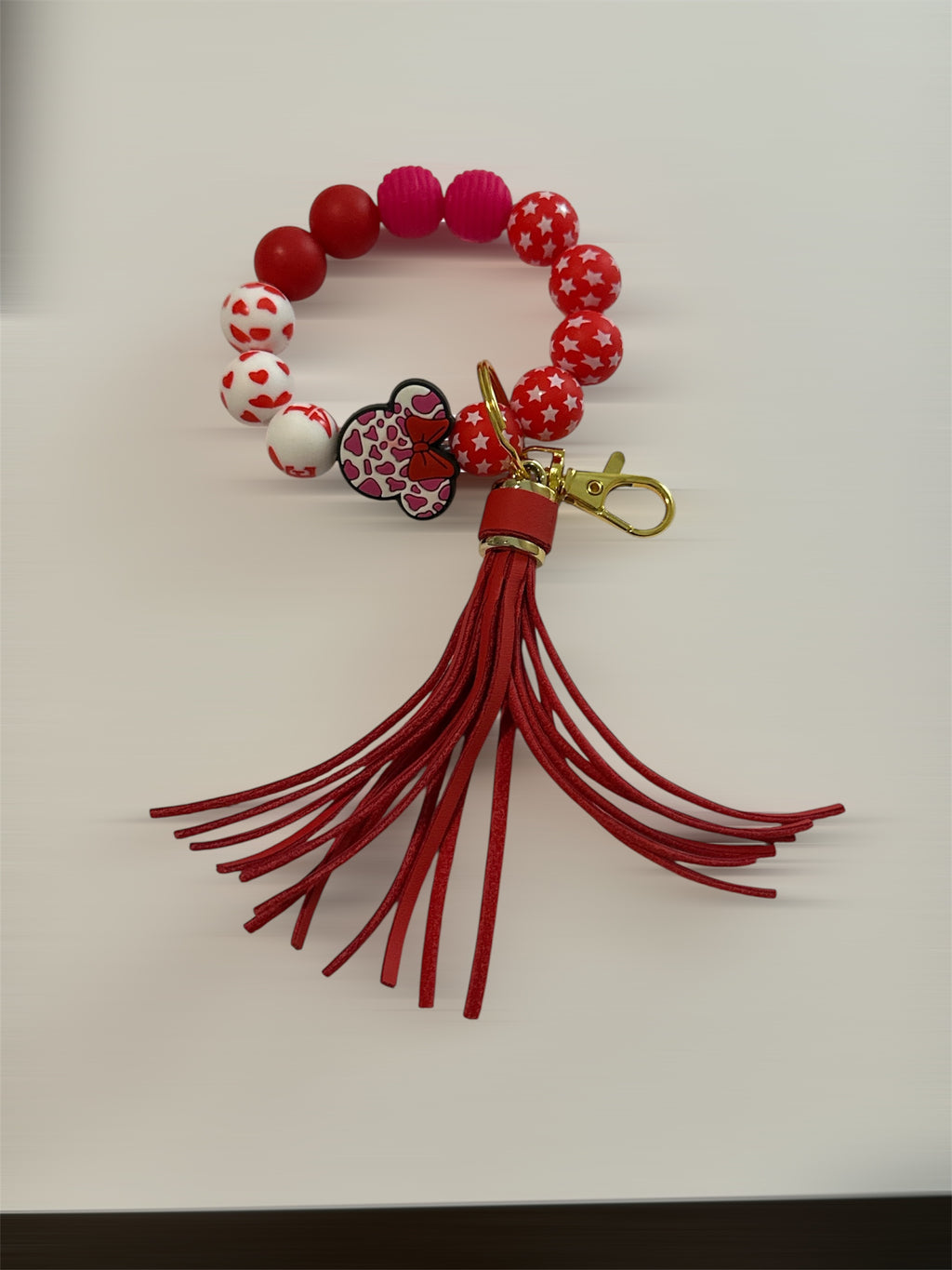 Minnie Mouse Bracelet Keychain