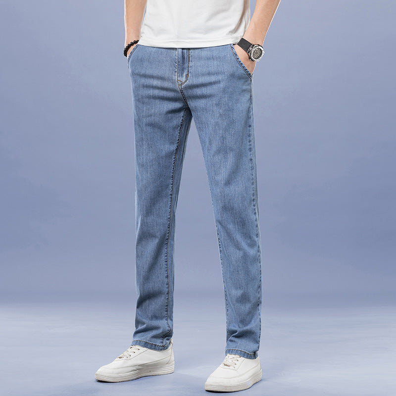 Loose Straight Men's Jeans Simple And Popular