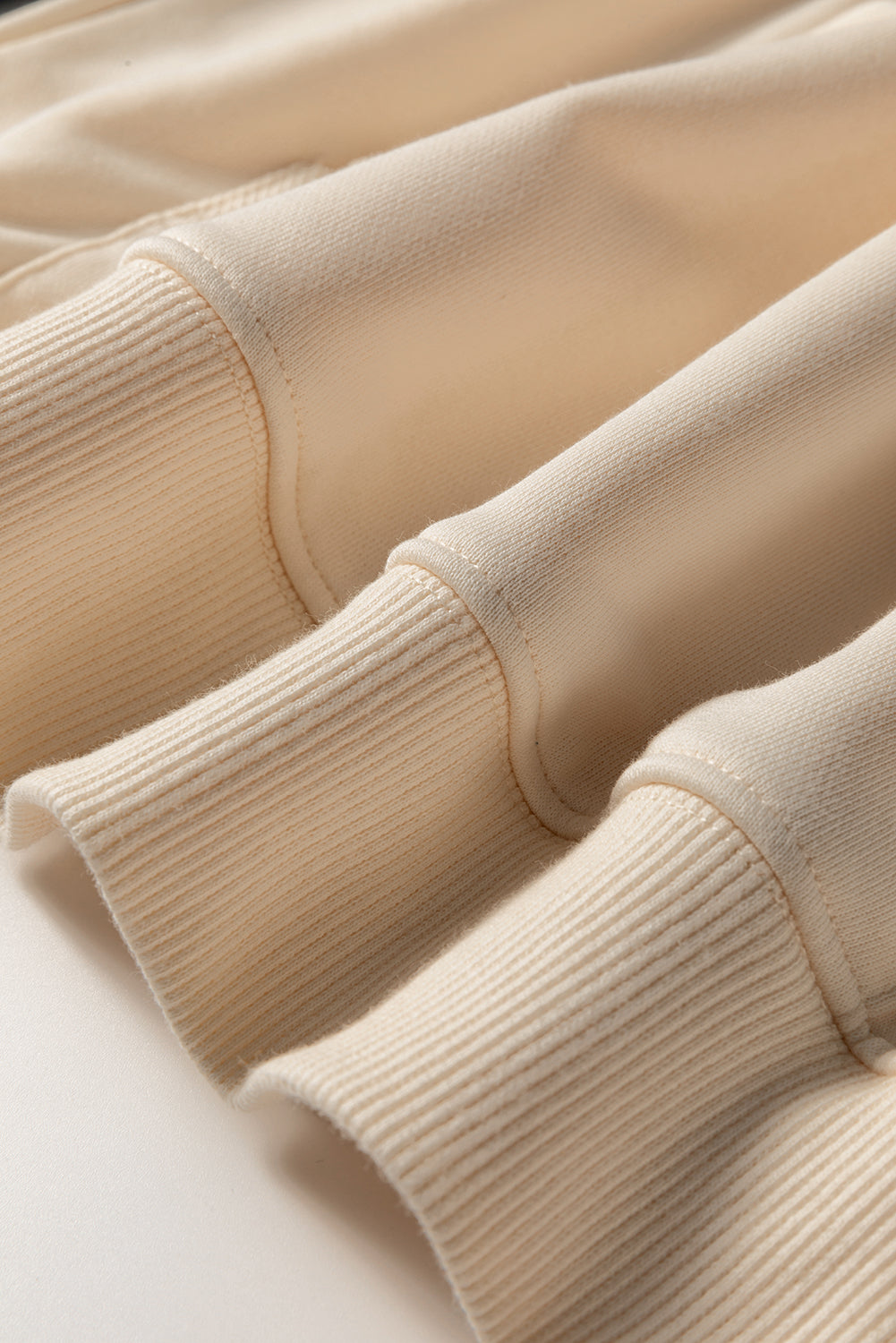 Bonbon Checkered Patchwork Kangaroo Pocket Half Zipper Hoodie