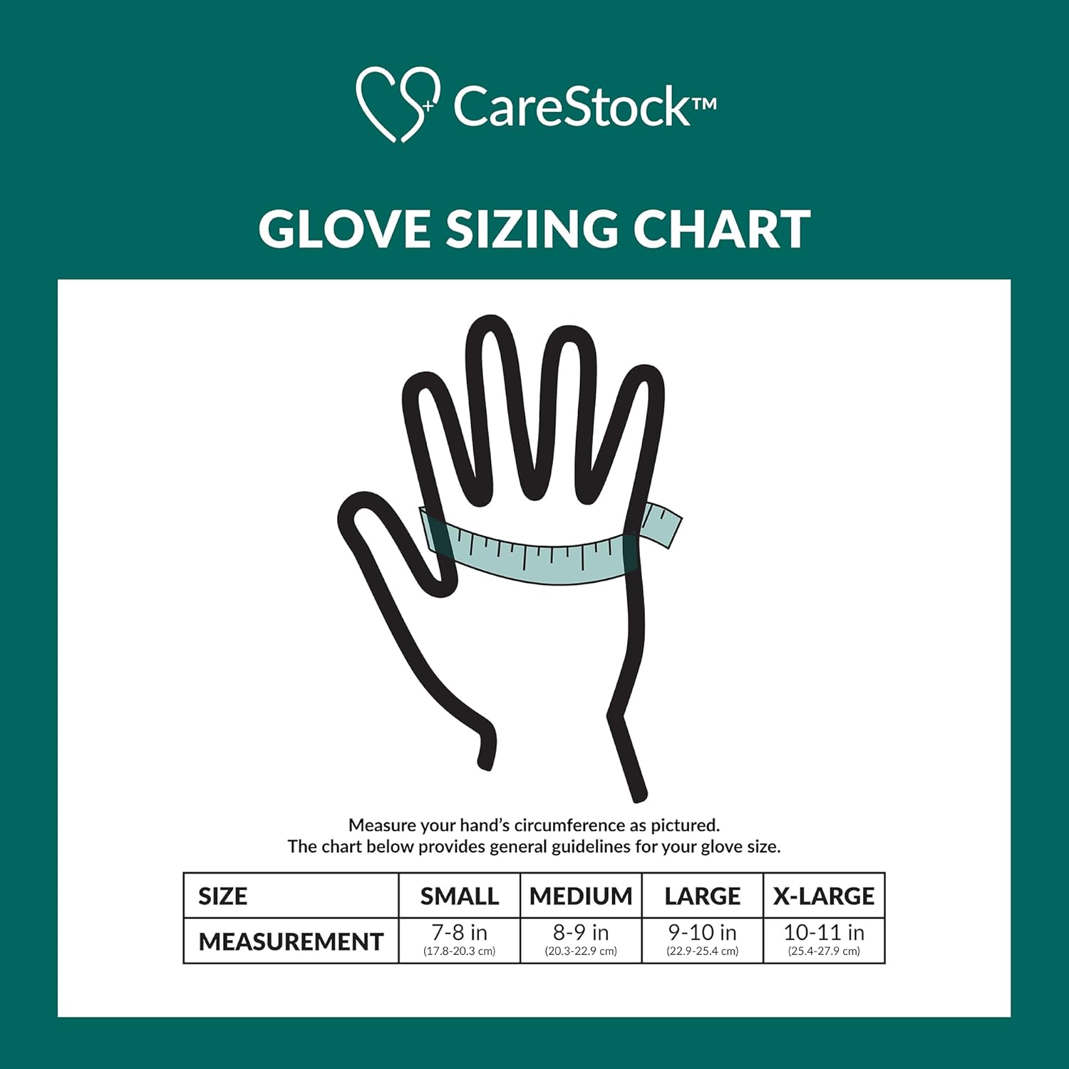 CareStock Vinyl Exam Gloves, Standard Cuff, Clear