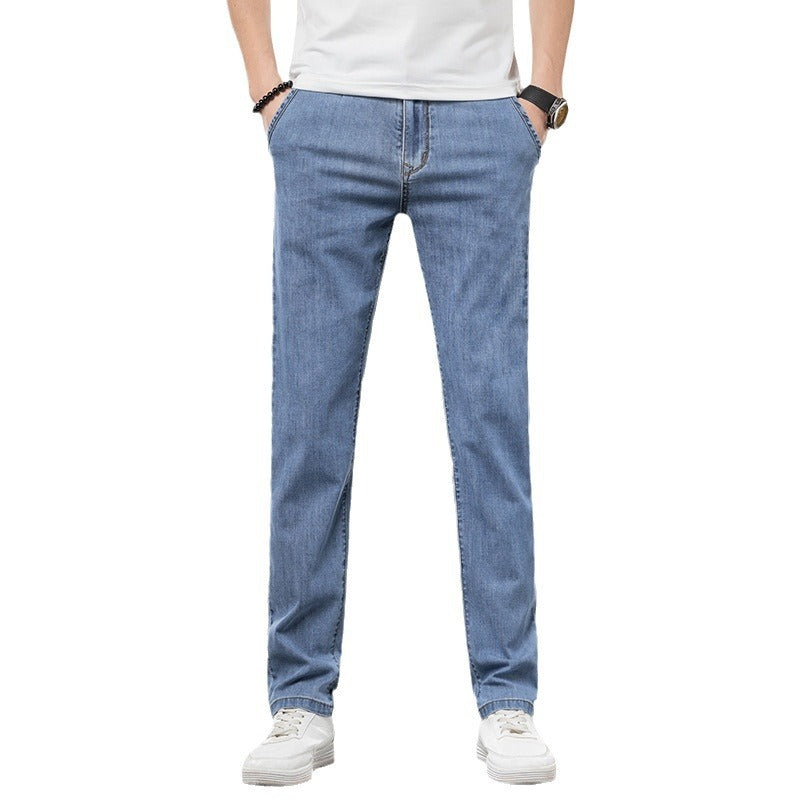Loose Straight Men's Jeans Simple And Popular