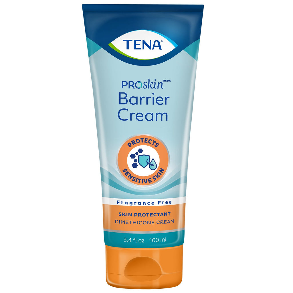 Tena Proskin Barrier Cream Skin Protectant, Unscented, 3.4 oz Tube