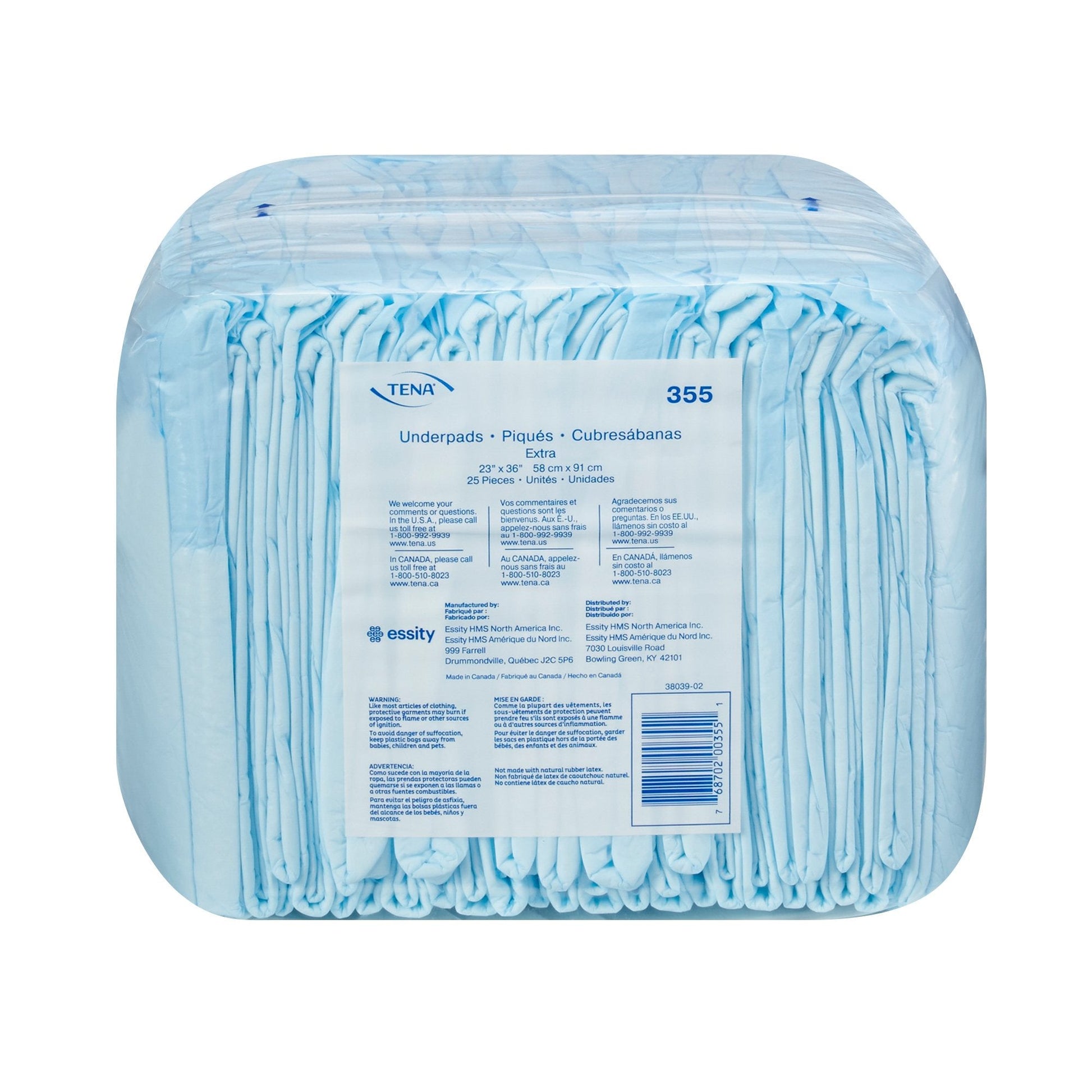 TENA Underpad Extra, Light Absorbency